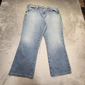 Tommy Hilfiger Jeans Womens 18 Light Wash Low Rise Boot Bootcut Denim Pants